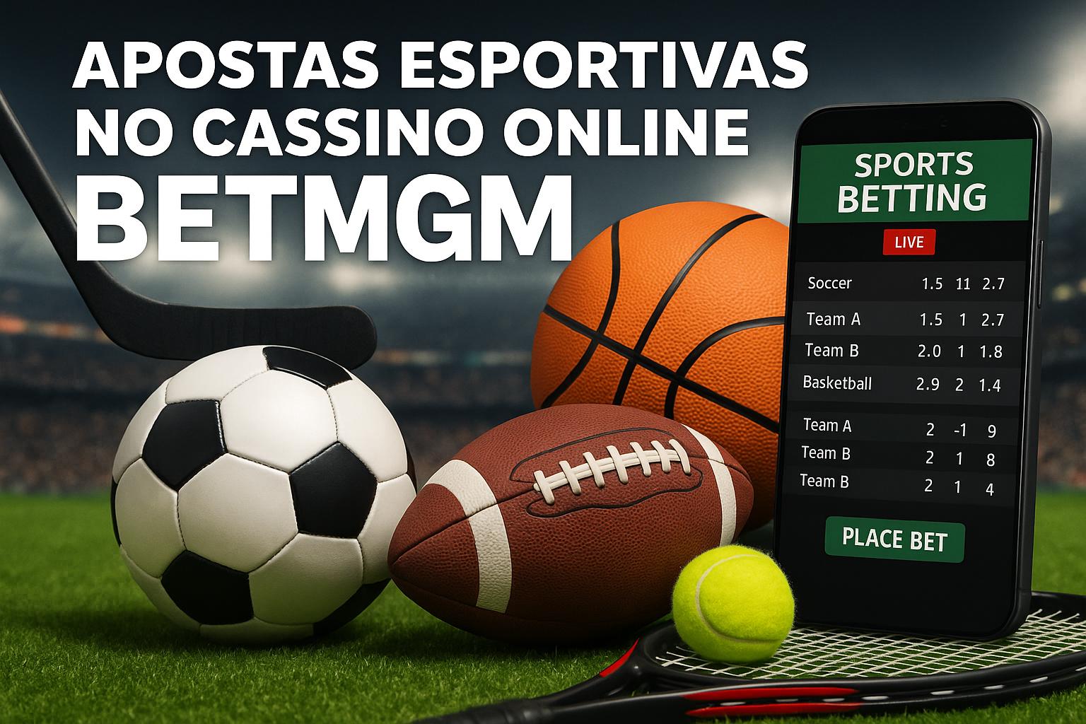 Apostas esportivas no cassino online BETMGM