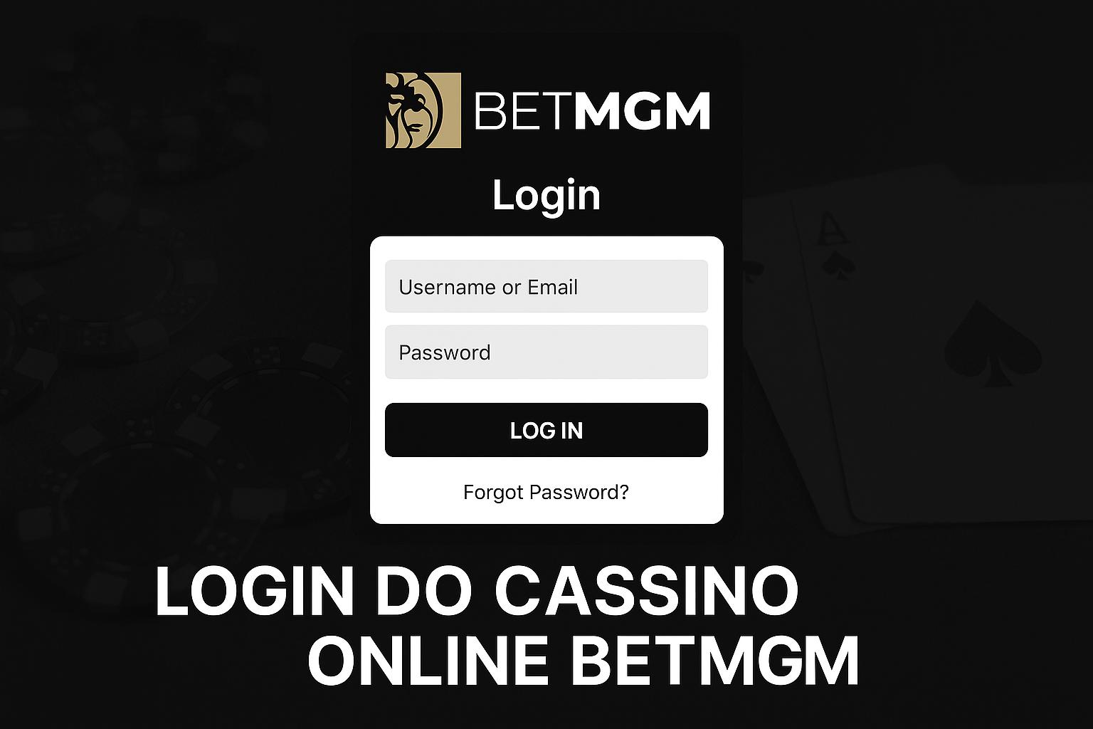 Login no Cassino BETMGM