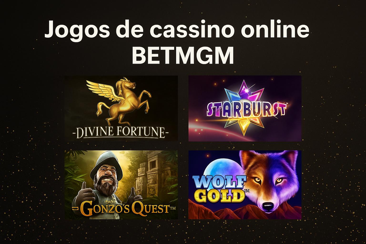 Jogos de cassino online inovadores e emocionantes na BETMGM