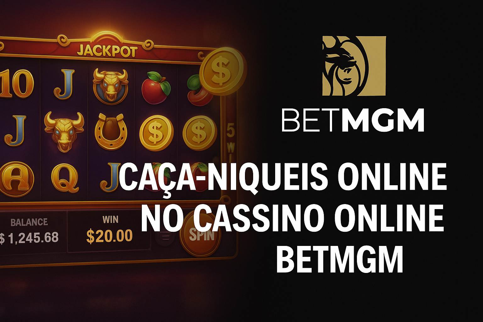 Explore o mundo das slot machines no BETMGM Casino